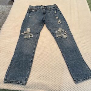 Aeropostale Men's Distressed Blue Jeans